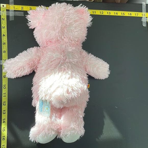 Build a Bear Sparkles Teddy 17" Plush Bear Pastel Pink Stuffed Animal Toy BAB - Picture 8 of 11